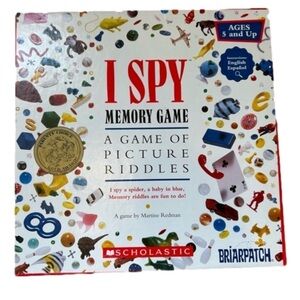 I Spy Memory Game A Game of Picture Riddles Scholastic Bundle and Save
